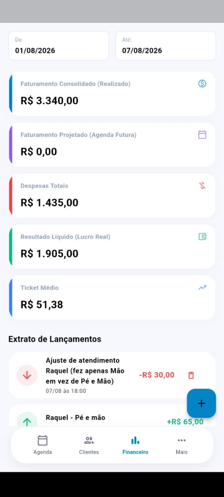 Painel de Controle Financeiro